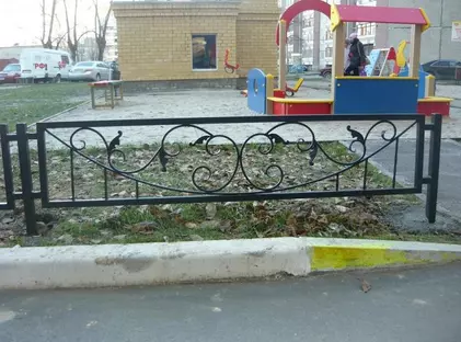 Кованый забор для площадок ДП-01