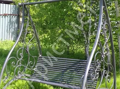 Садовые кованые качели КЧ-10