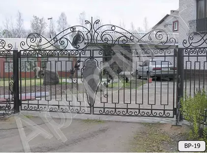 Кованые ворота ВР-19