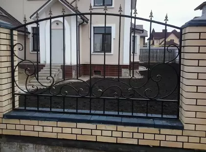 Кованые заборы с пиками ЗП-02