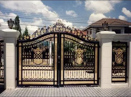 Кованые красивые ворота КВ-05