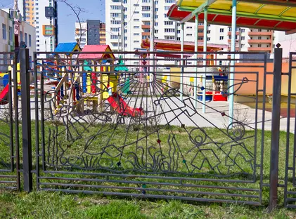 Кованый забор для площадок ДП-05