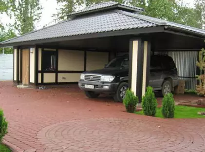 Кованые красивые навесы КН-07