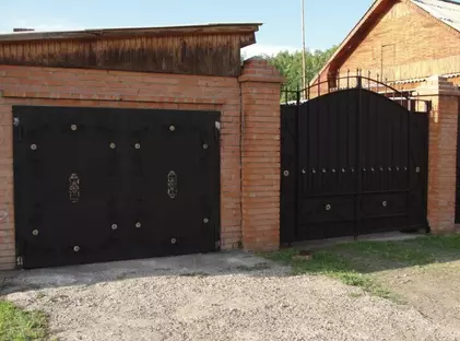 Кованые гаражные ворота ГВ-07