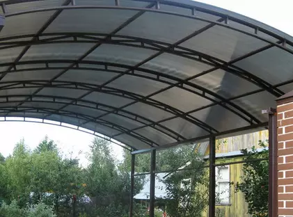 Кованые арочные навесы АН-08